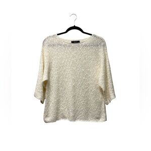 Dokotoo Cream Long Knit Sweater